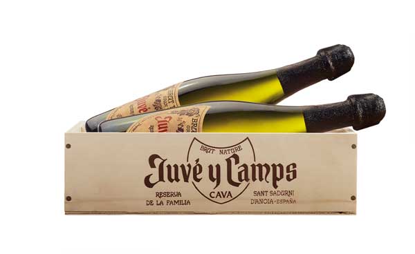 Tigre Contento puesto La caja de regalo del cava Reserva de la Familia de Juvé & Camps en versión renovada - Tecnovino Tigre Contento puesto La caja de regalo del cava Reserva de la Familia de Juvé & Camps en versión renovada - Tecnovino