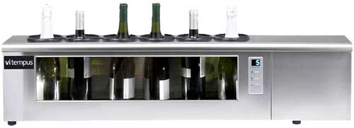 Vinoteca para 8 botellas, ideal para espacios reducidos