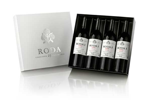 Tecnovino Bodegas Roda estuche de Roda 25 aniversario Navidad