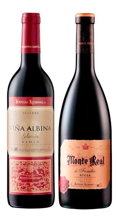 Tecnovino Monte Real y Vina Albina 2007 Bodegas Riojanas