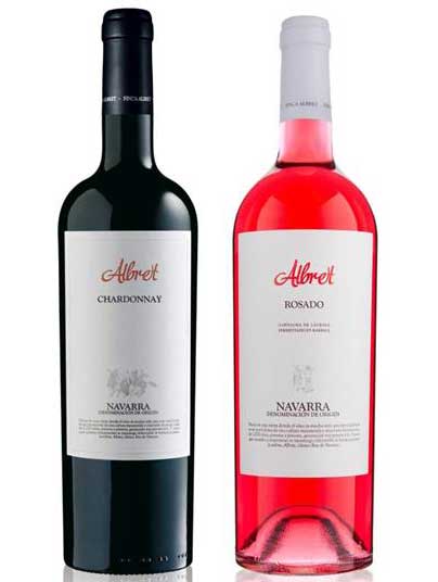 Tecnovino Albret Chardonnay y Albret Rosado