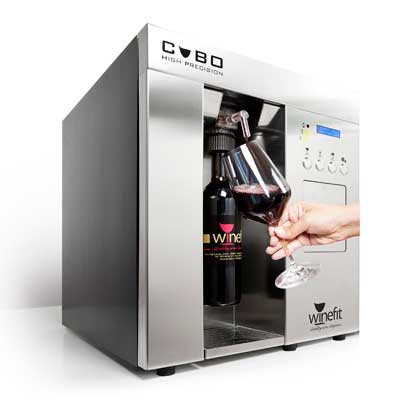 Tecnovino servicio del vino por copas winefit cubo