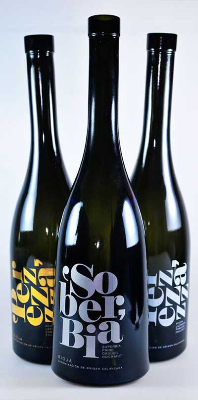 Tecnovino serigrafia en vidrio Vitriglass vino Soberbia
