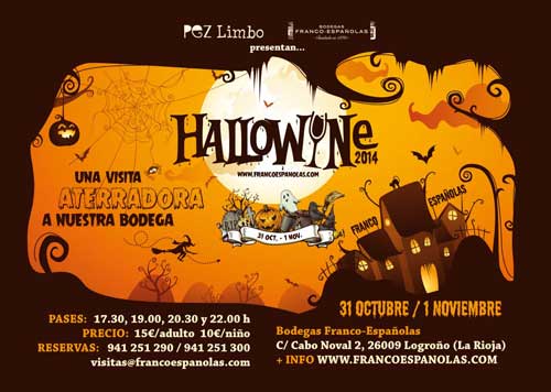 Tecnovino Halloween vino Bodegas Franco Espanolas