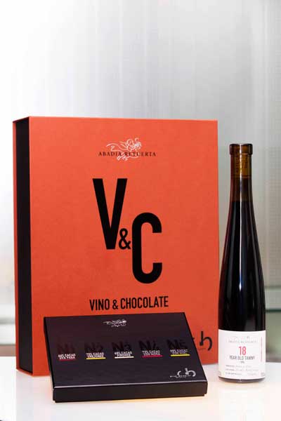 Tecnovino chocolates y vinos Abadia Retuerta Oriol Balaguer Tawny