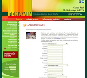 Tecnovino acreditación online Fenavin