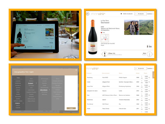 Tecnovino cartas de vino interactivas Monvinic 2