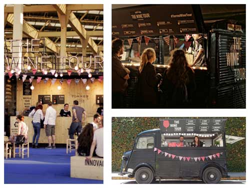 Tecnovino street food wine truck Bodegas Torres