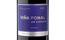 Tecnovino vina pomal reserva 106 barricas Bodegas Bilbainas