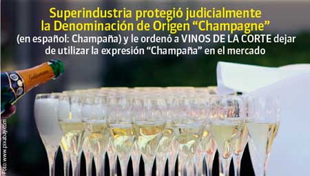 Tecnovino champana vinos Colombia SIC