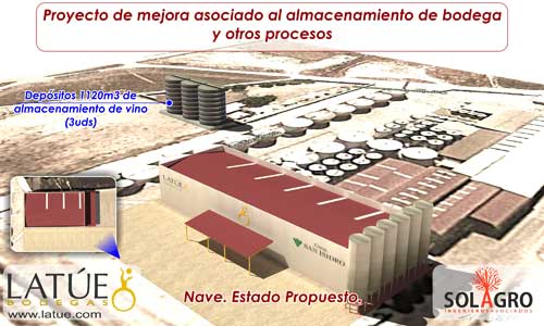 Tecnovino INaBIM Solagro BIM Bodegas Latue 4