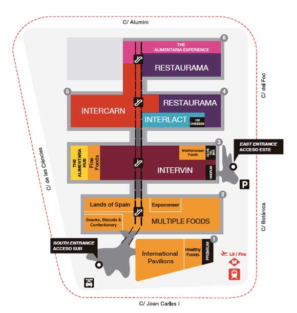 Tecnovino Alimentaria 2016 plano