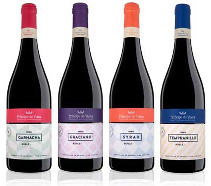 Tecnovino vinos monovarietales Principe de Viana