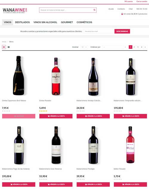 Tecnovino Wanawine Vinos