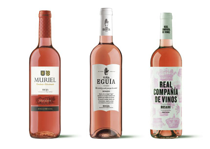 Tecnovino vinos de Muriel rosados