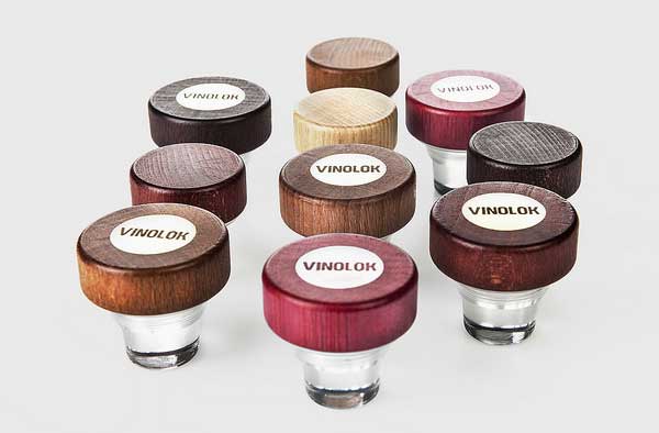 Tecnovino tapon de vino Vinolok Woody 1