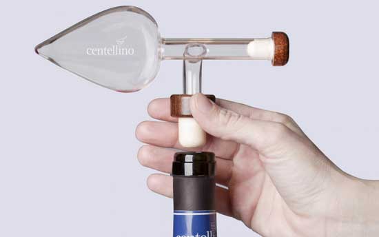 Tecnovino decantador aireador de vino Centellino 1