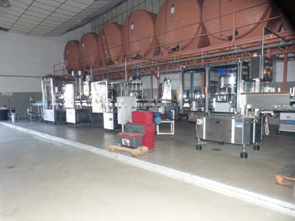 Tecnovino equipos de bodega subasta