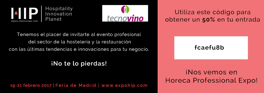 Tecnovino invitacion descuento HIP 2017