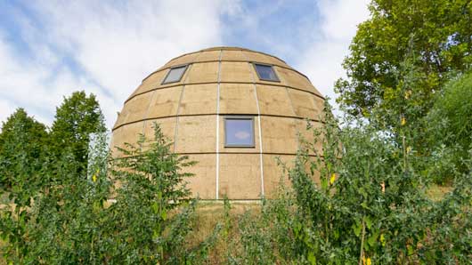 Tecnovino construccion para bodegas y en turismo Ecologic dome Chapeau Vert 8