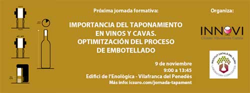 Tecnovino eventos vitivinicolas Jornada taponamiento vinos y cavas