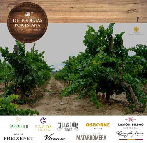 Tecnovino Cartel Spain through its wineries enoturismo