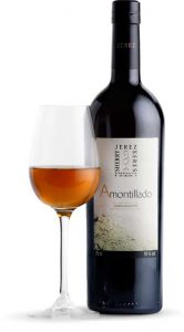 Tecnovino vinos de Jerez amontillado botella