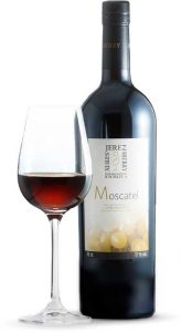 Tecnovino vinos de Jerez moscatel botella