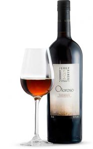 Tecnovino vinos de Jerez oloroso botella