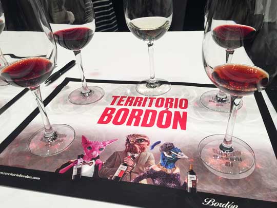 Tecnovino vino Bordon Bodegas Franco Espanolas cata 2