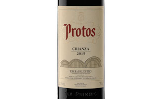 Tecnovino etiqueta de Protos Crianza 2015 de Bodegas Protos