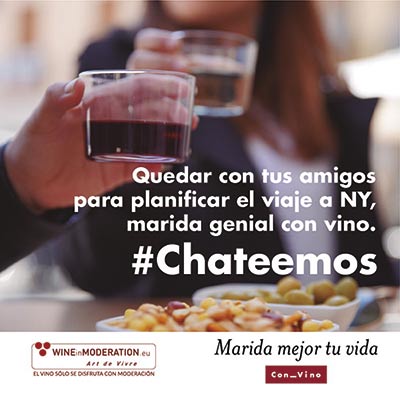 Tecnovino campana de vino OIVE chateemos cartel