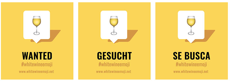 Tecnovino emoji de vino blanco Unicode bodega Kendall Jackson 2