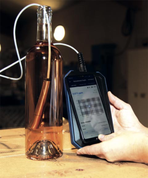 Tecnovino analizadores portatiles para vino Nomasense Oxymeter 5