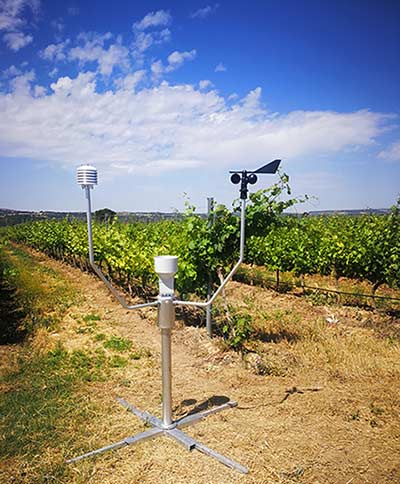 Estación meteorológica agrícola ﻿Meteus, todo el tiempo contigo