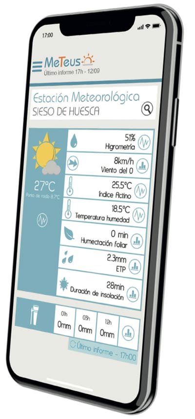 Tecnovino estacion meteorologica agricola Meteus de Isagri 2