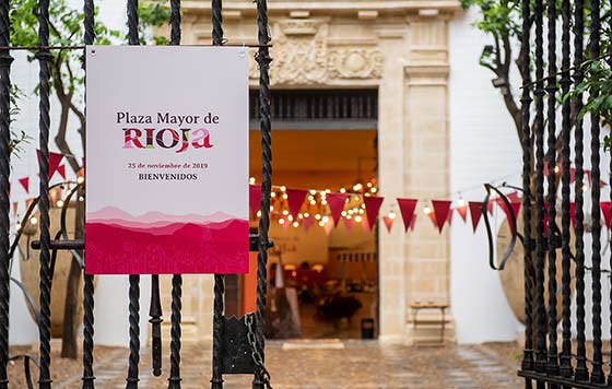 Tecnovino vinos de Rioja Plaza Mayor Rioja Sevilla detalle