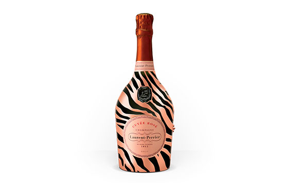 Tecnovino Laurent-Perrier Cuvee Rose botella detalle