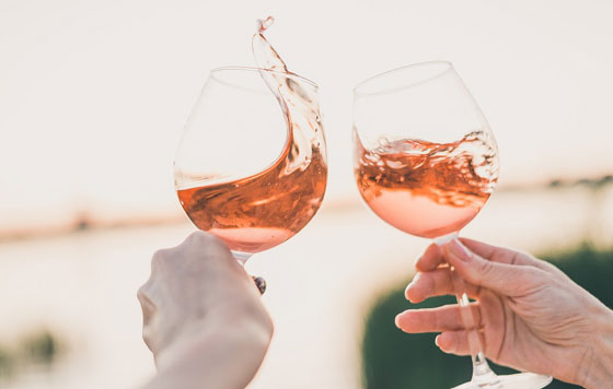 Tecnovino vinos de Valdeorras rosados detalle