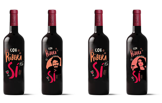 Tecnovino VolveremosABrinBAR Ribera del Duero El Kanka Silvia Abril detalle