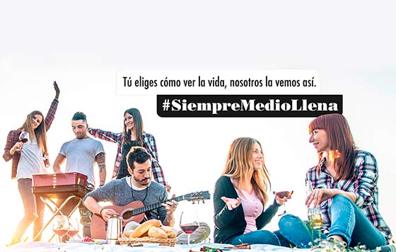 Tecnovino campaña del sector del vino Siempremediollena OIVE detalle