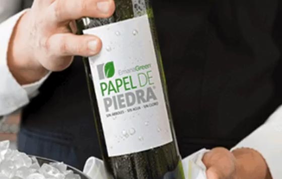 Tecnovino etiquetas para vino Papel de Piedra