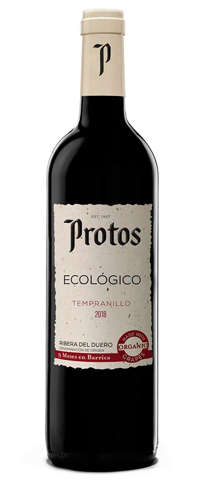 Tecnovino vinos ecologicos de Bodegas Protos Tempranillo