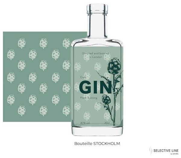 Tecnovino diseño de envases de vidrio Verallia Gin