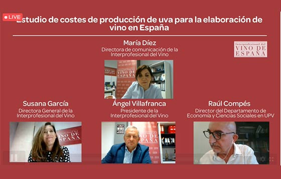 Tecnovino estudio de costes de producción de uva para vino OIVE