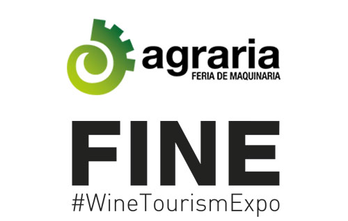 Tecnovino Agraria y FINE Feria de Valladolid logos