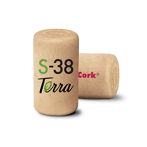 Tecnovino gama de tapones para vino Terra S-38 Excellent Cork