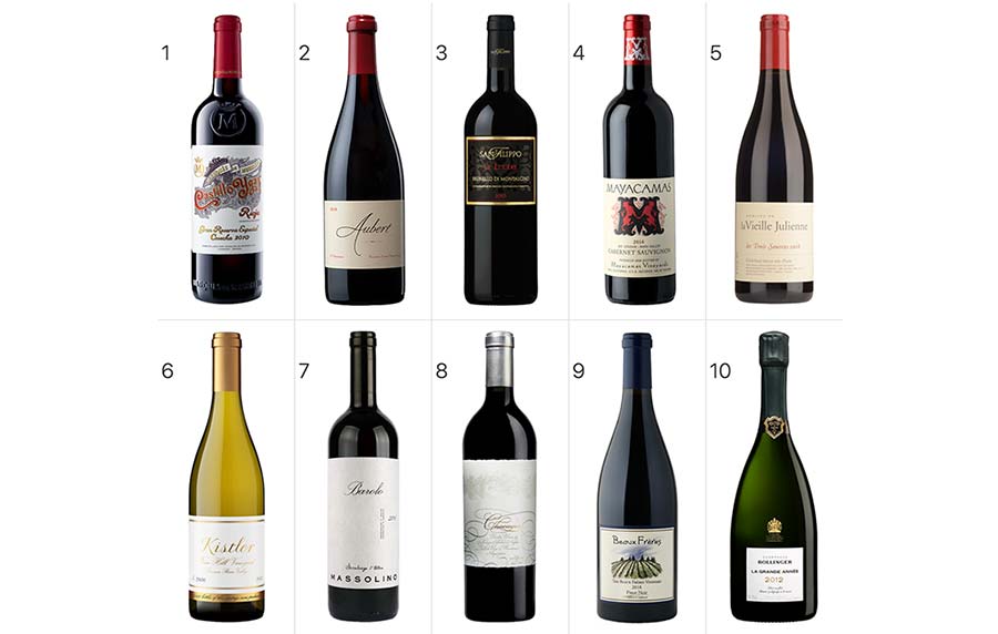 cien mejores vinos del mundo según el Top 100 de Wine Spectator