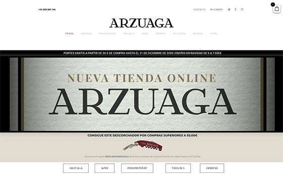 Tecnovino tienda online Bodegas Arzuaga detalle