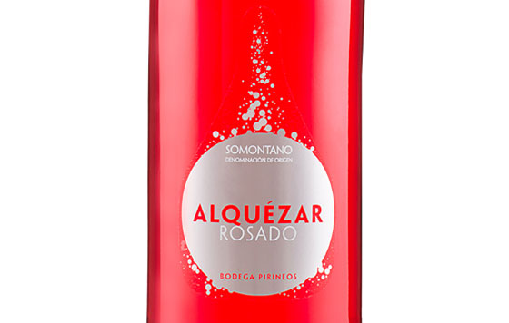 Tecnovino Alquézar Rosado 2020 detalle